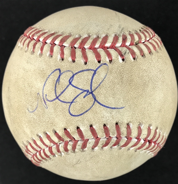 Noah Syndergaard Signed & Game Used OML Baseball :: 5-11-2016 NYM @ LAD :: Syndergaards 2-HR Game! :: Ball Pitched by Syndergaard! (MLB Holo & JSA)