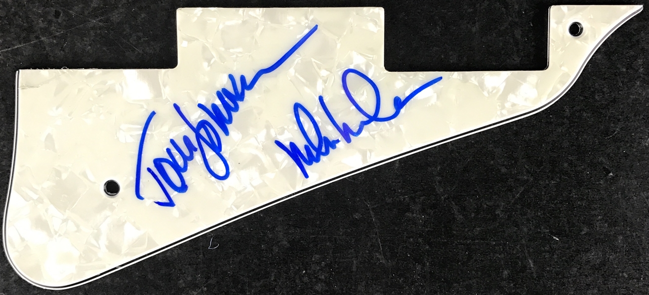 The Doobie Brothers: Michael McDonald & Tom Johnston Signed Pickguard (TPA Guaranteed)