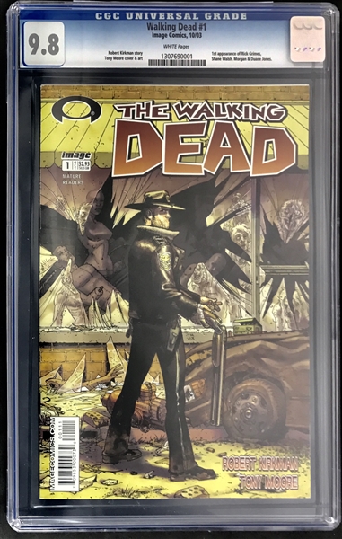 The Walking Dead #1 (Oct 2003) :: Rare First Issue with White Label :: CGC Graded 9.8!