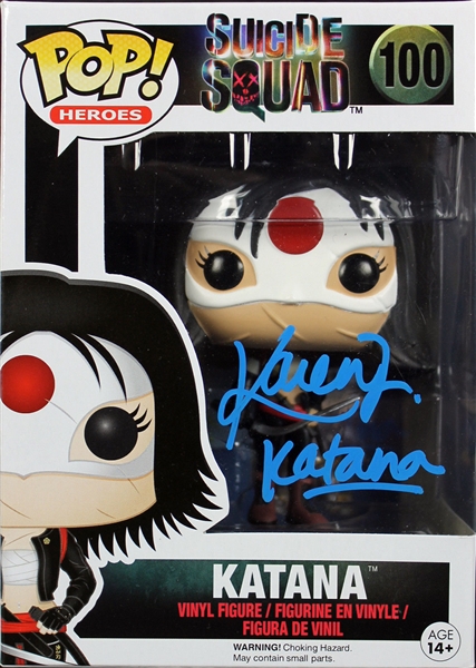 Suicide Squad: Karen Fukuhara Signed "Katana" Funko Pop! Doll (BAS/Beckett)