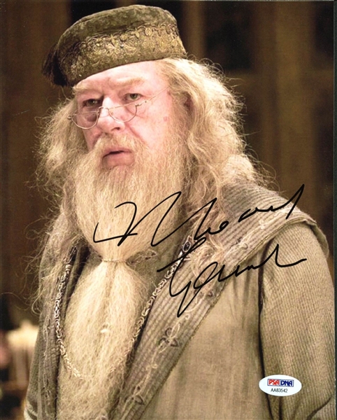 Michael Gambon Signed 8" x 10" Photograph from "Harry Potter" (PSA/DNA)