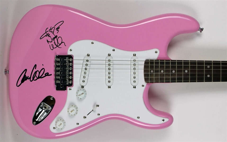 Heart: Ann Wilson & Nancy Wilson Dual-Signed Fender Squire Strat Guitar (BAS/Beckett)