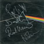 Pink Floyd Exceedingly Rare Group Signed Dark Side of the Moon Album w/ Album Designer Storm Thorgerson - A One-of-a-Kind Floyd Relic! (PSA/DNA)