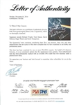 Pink Floyd Exceedingly Rare Group Signed Dark Side of the Moon Album w/ Album Designer Storm Thorgerson - A One-of-a-Kind Floyd Relic! (PSA/DNA)