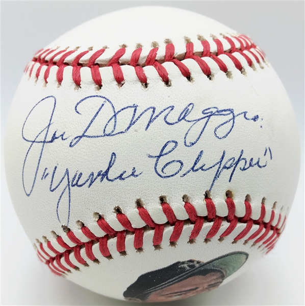 Joe DiMaggio Near-Mint Signed "Yankee Clipper" Baseball (JSA)