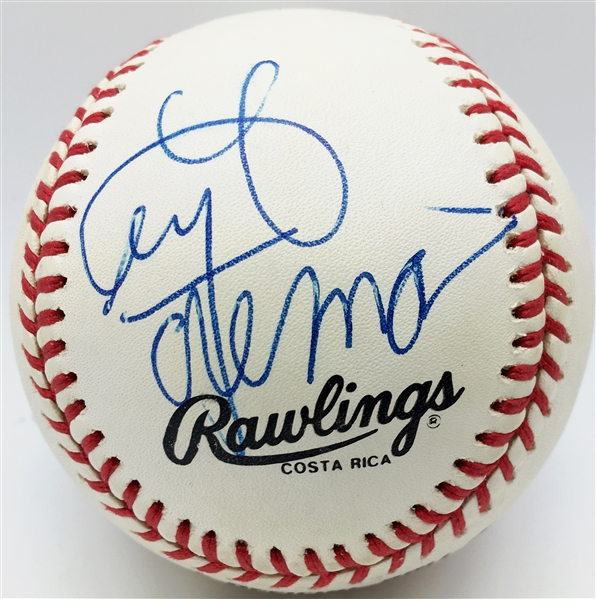George Foreman Rare Single Signed ONL Baseball (JSA)