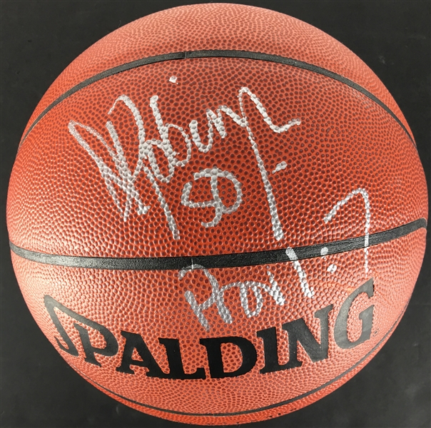 David Robinson Signed NBA I/O Basketball (JSA)