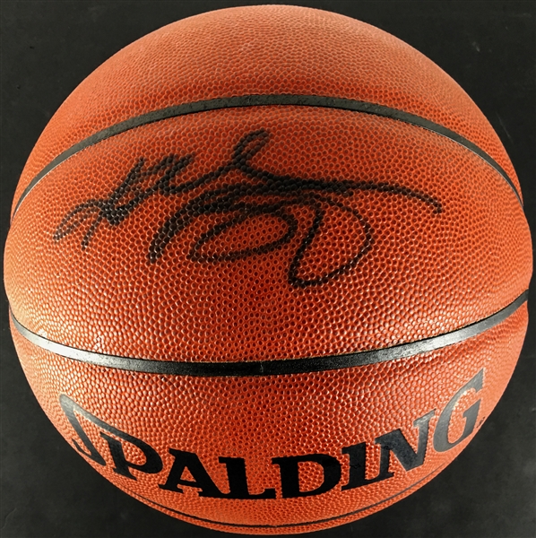 Kobe Bryant Rare Rookie-Era Signed Official Leather NBA Basketball (PSA/DNA)