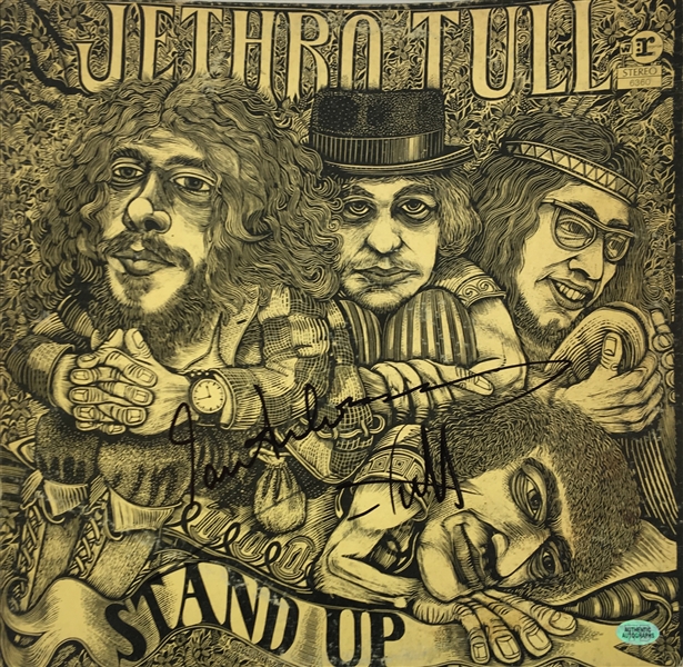 Jethro Tull: Ian Anderson Signed "Stand Up" Album (JSA)