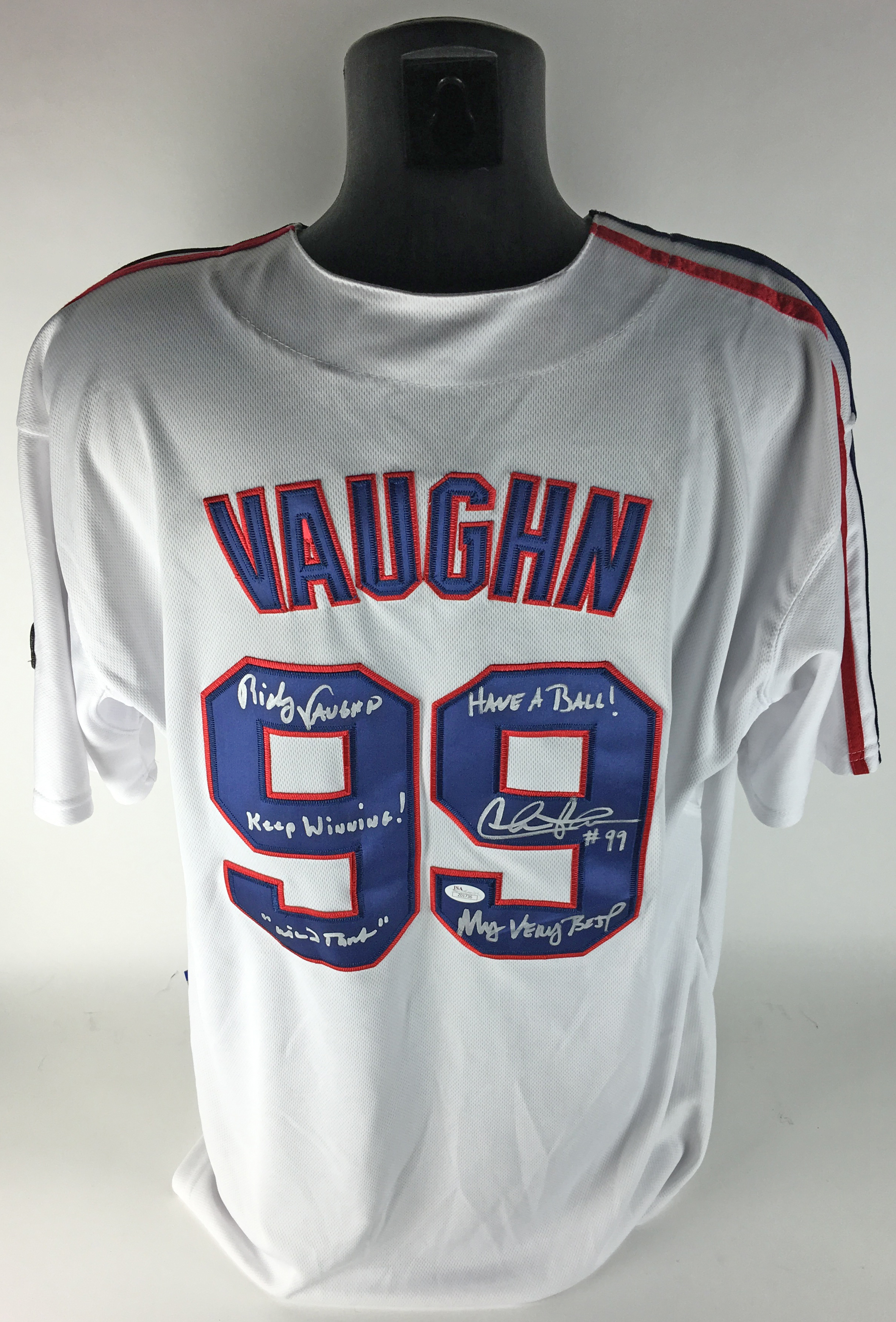 Lot Detail - Major League: Charlie Sheen Signed Ricky Vaughn