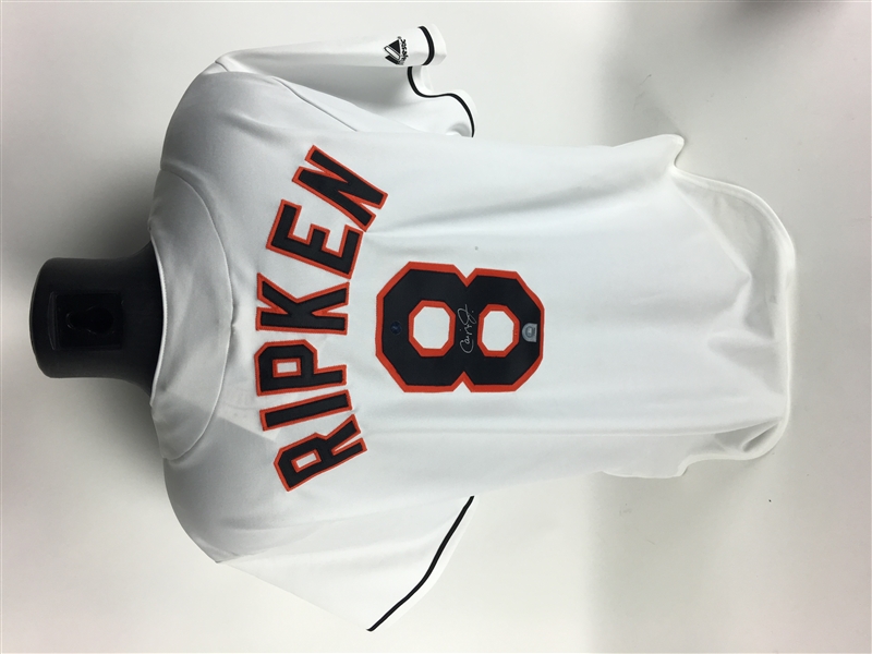 Cal Ripken Jr. Signed Baltimore Orioles Majestic Jersey (MLB)