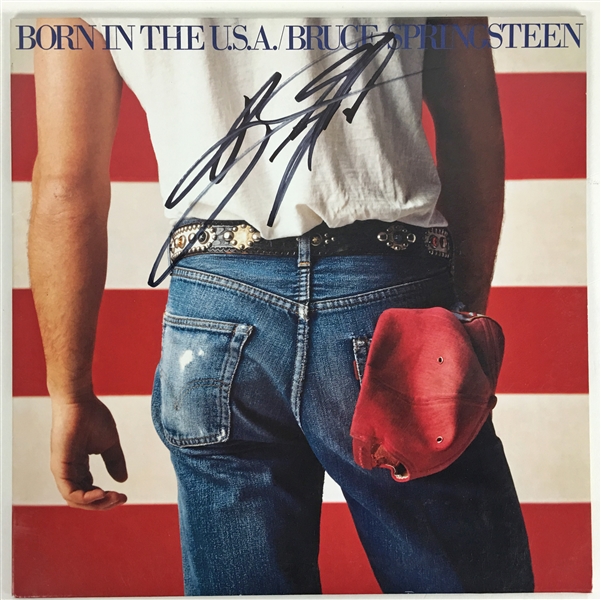 Bruce Springsteen Near-Mint Signed "Born In The USA" Album (PSA/DNA)
