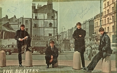 Beatles Song Writers: John Lennon & Paul McCartney Signed 11" x 16" Color Magazine Photograph (Tracks & JSA)