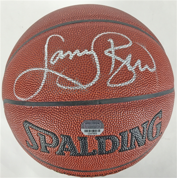 Larry Bird Signed I/O NBA Basketball (JSA)