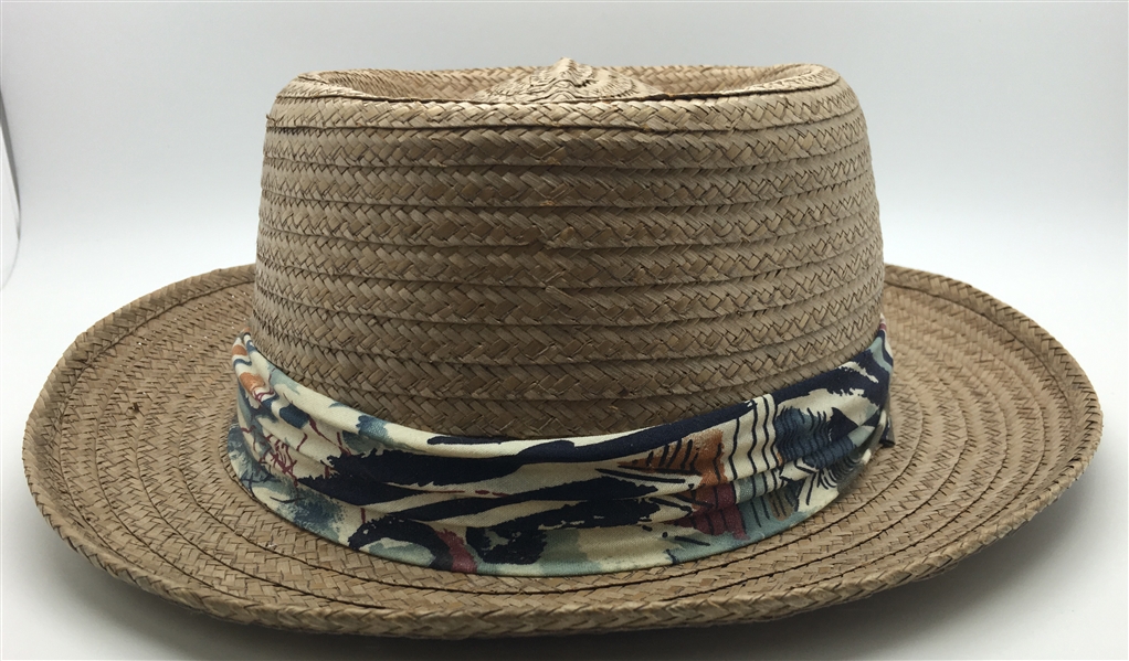 Sam Snead Signed & Worn Personal Stenson Cocoanut Hat (TPA Guaranteed)