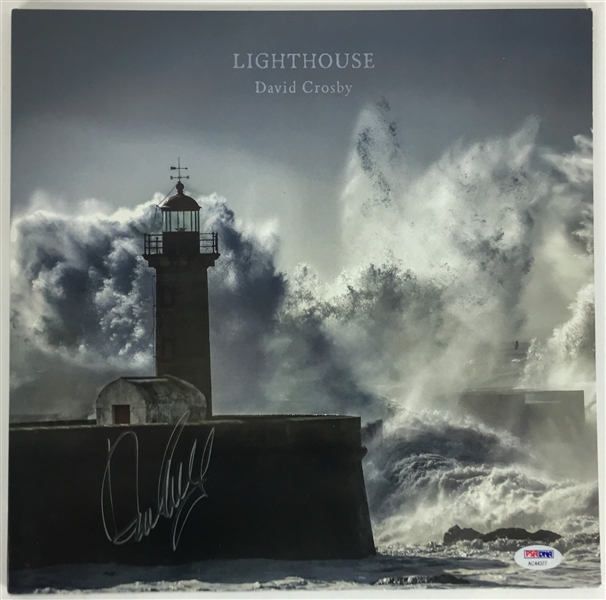 David Crosby Signed "Light House" Album (PSA/DNA)