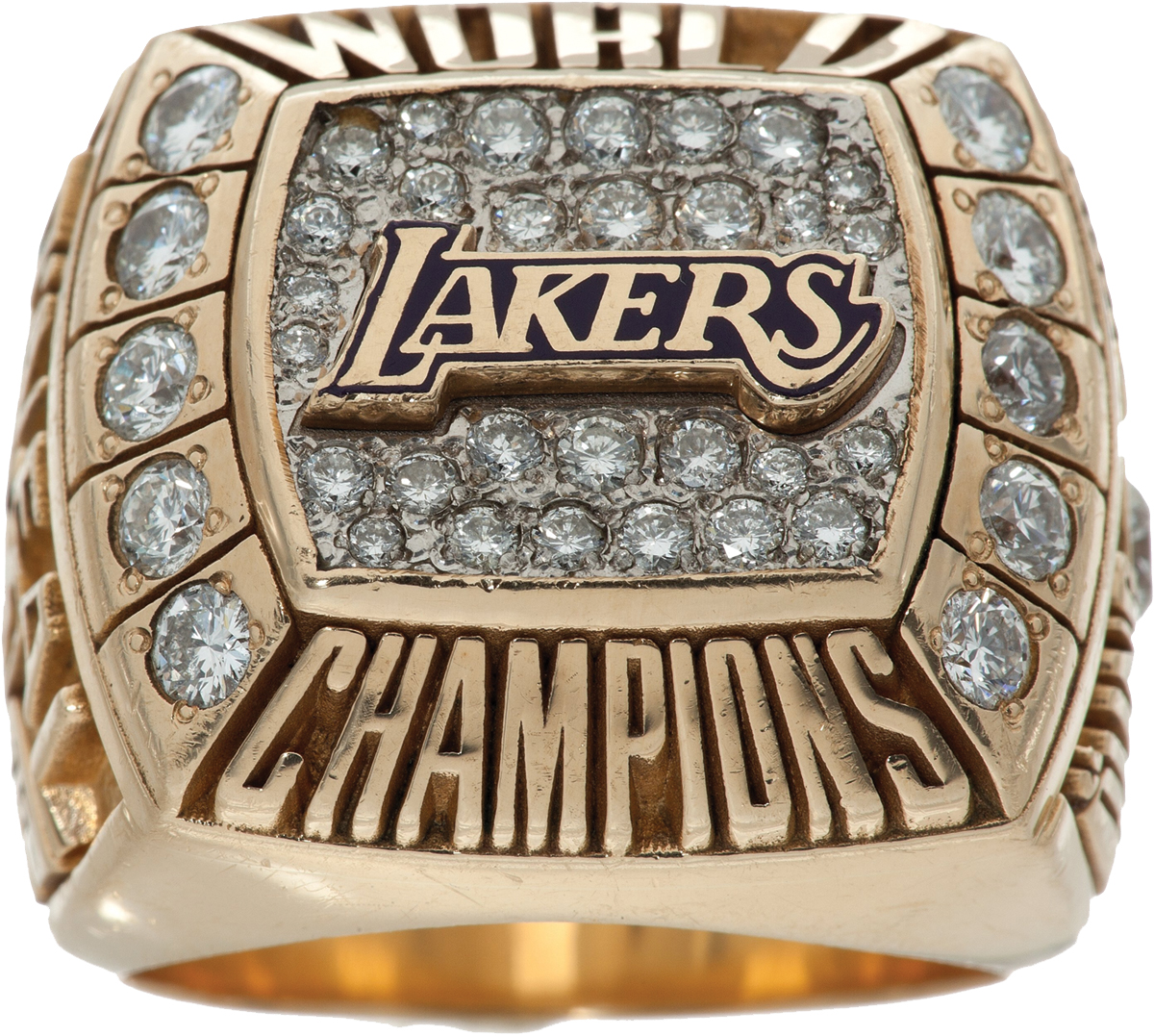 Lot Detail - 2000 Shaquille O'Neal Los Angeles Lakers Championship Style  Ring Given to Publicist w/Presentation Box
