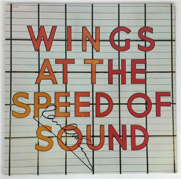 The Beatles: Paul McCartney Signed "At The Speed of Sound" Album (TPA Guaranteed)