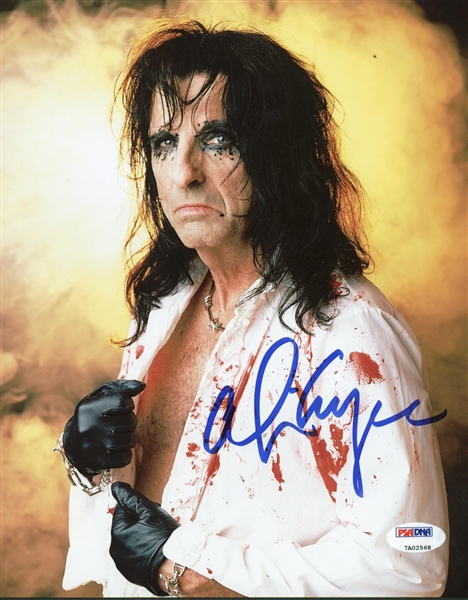 Alice Cooper Signed 8" x 10" Color Photo (PSA/DNA)