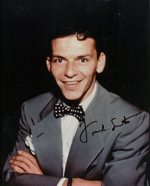 Frank Sinatra Superbly Signed 8" x 10" Color Photograph (JSA)