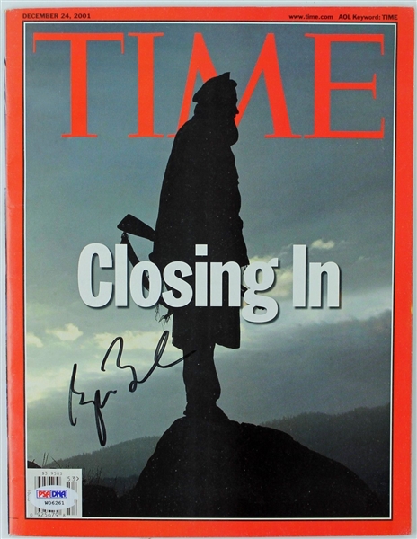 George W. Bush Signed 2001 Time Magazine (PSA/DNA)