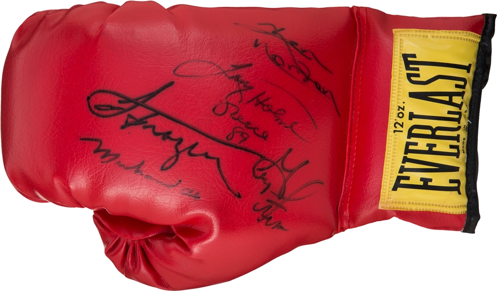 Heavyweight Champions Signed Everlast Boxing Glove with Ali, Frazier, Foreman & More! (TPA Guranteed)
