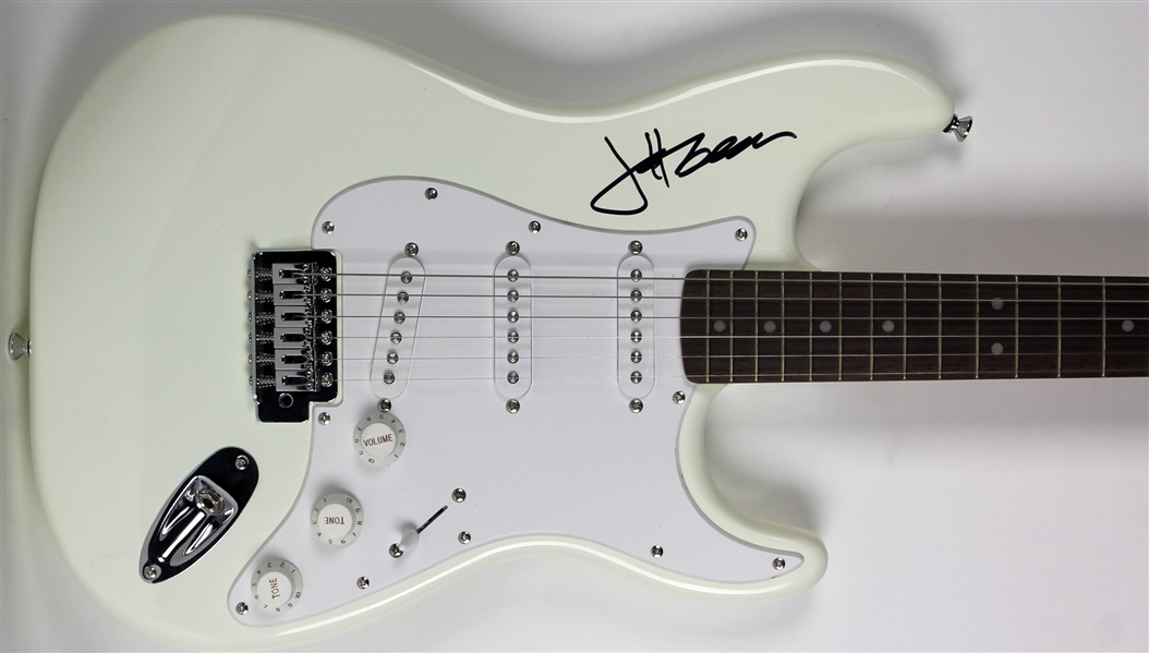 Jeff Beck Signed Fender Squier Stratocaster Guitar (BAS/Beckett)