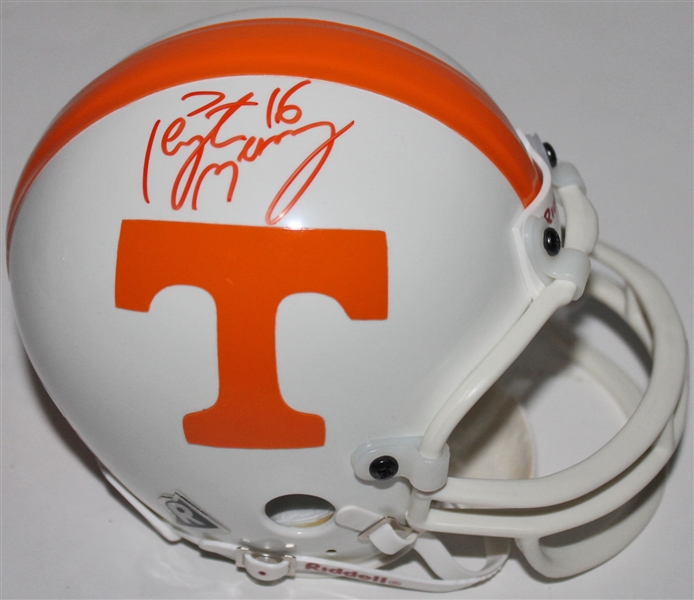 Peyton Manning Signed Tennessee Vols Mini Helmet (PSA/DNA)