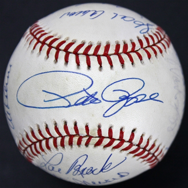 3000 Hit Club: Rose, Aaron, Gwynn, Mays & 11 Others Signed OAL Baseball (PSA/DNA)