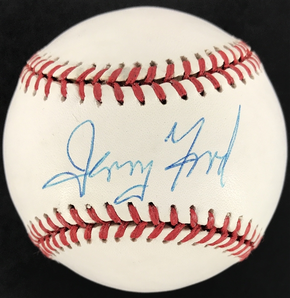President Gerald R. Ford Signed ONL Baseball (JSA)