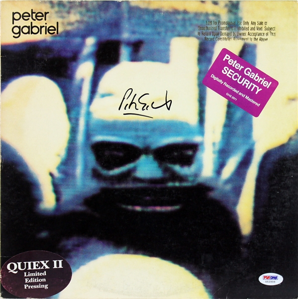 Peter Gabriel Signed "Quiex II" Ltd. Ed. Pressing Album (PSA/DNA)