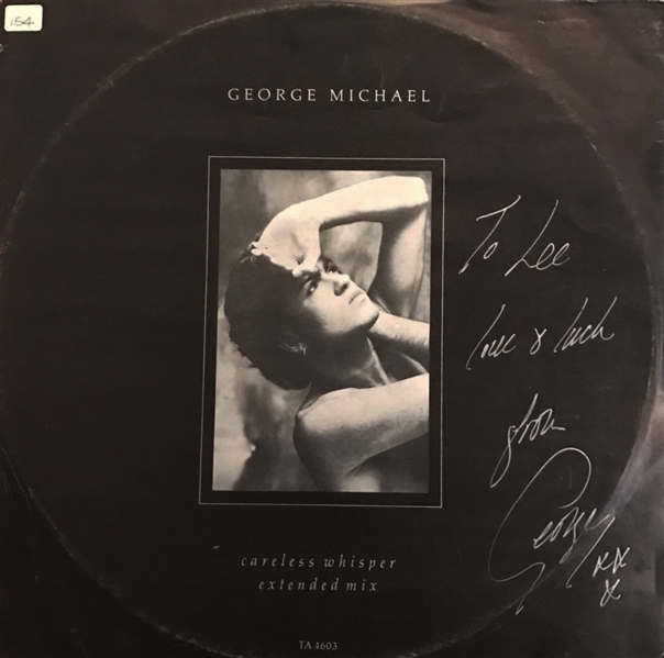 George Michael Rare Early Signed "Careless Whisperer" Promotional Album Single (TPA Guaranteed)