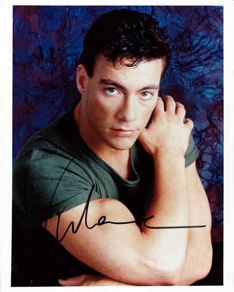 Jean Claude Van Damme In-Person Signed 8" x 10" Color Photo (B)(TPA Guaranteed)
