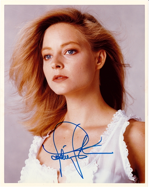 Jodie Foster In-Person Signed 8" x 10" Color Photo (TPA Guaranteed)