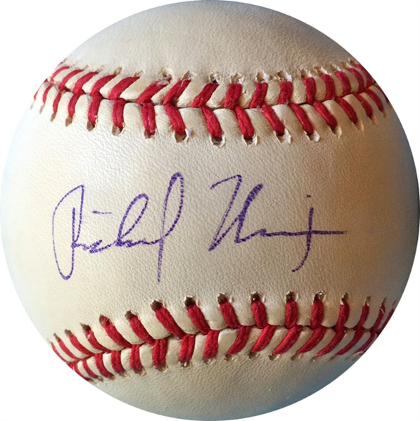 President Richard Nixon Excellent Single Signed OAL Baseball (JSA)