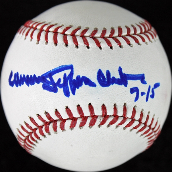 President Bill Clinton Signed OML Baseball with Rare "William Jefferson Clinton" Autograph (PSA/DNA)