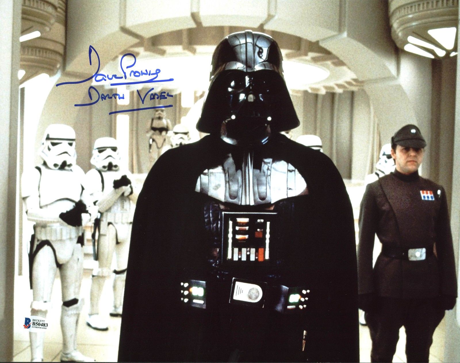 darth vader signed memorabilia