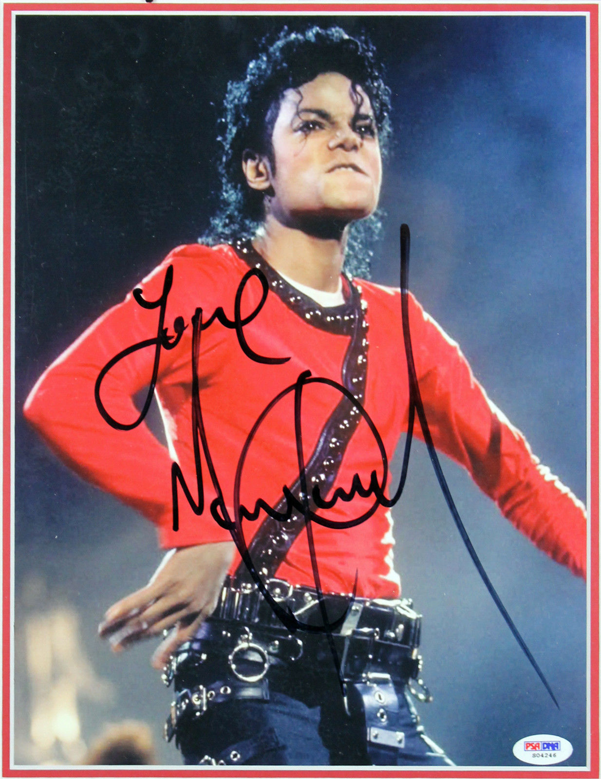 Lot Detail - Michael Jackson Signed 11" x 14" Photo in ...