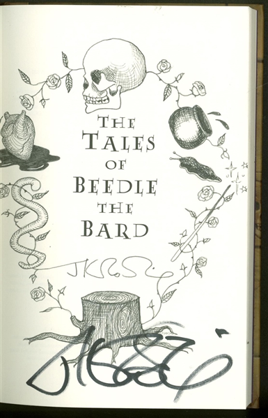 J.K. Rowling Signed Harry Potter "The Tales of Beedle The Bard" Book (PSA/DNA)