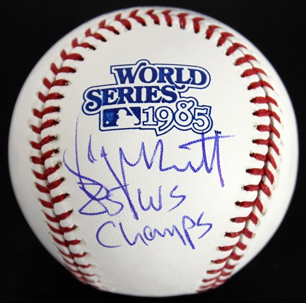 George Brett Signed 1985 World Series Baseball (PSA/DNA)