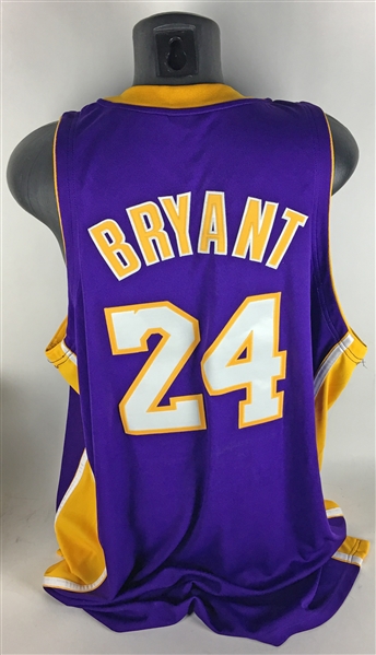 Kobe Bryant Game Used/Worn 2007-2008 Adidas LA Lakers Jersey (DC Sports)