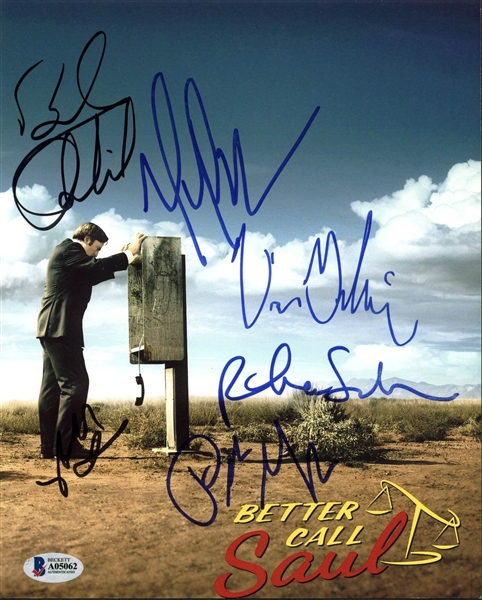 "Better Call Saul" Cast Signed 8" x 10" Photo w/ 6 Sigs (PSA/DNA)