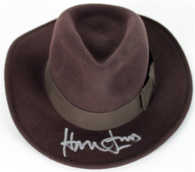 Harrison Ford Signed "Indiana Jones" Wool Hat (BAS/Beckett)