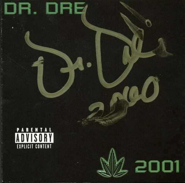 Dr. Dre Signed "2001" Compact Disc Booklet (PSA/DNA)