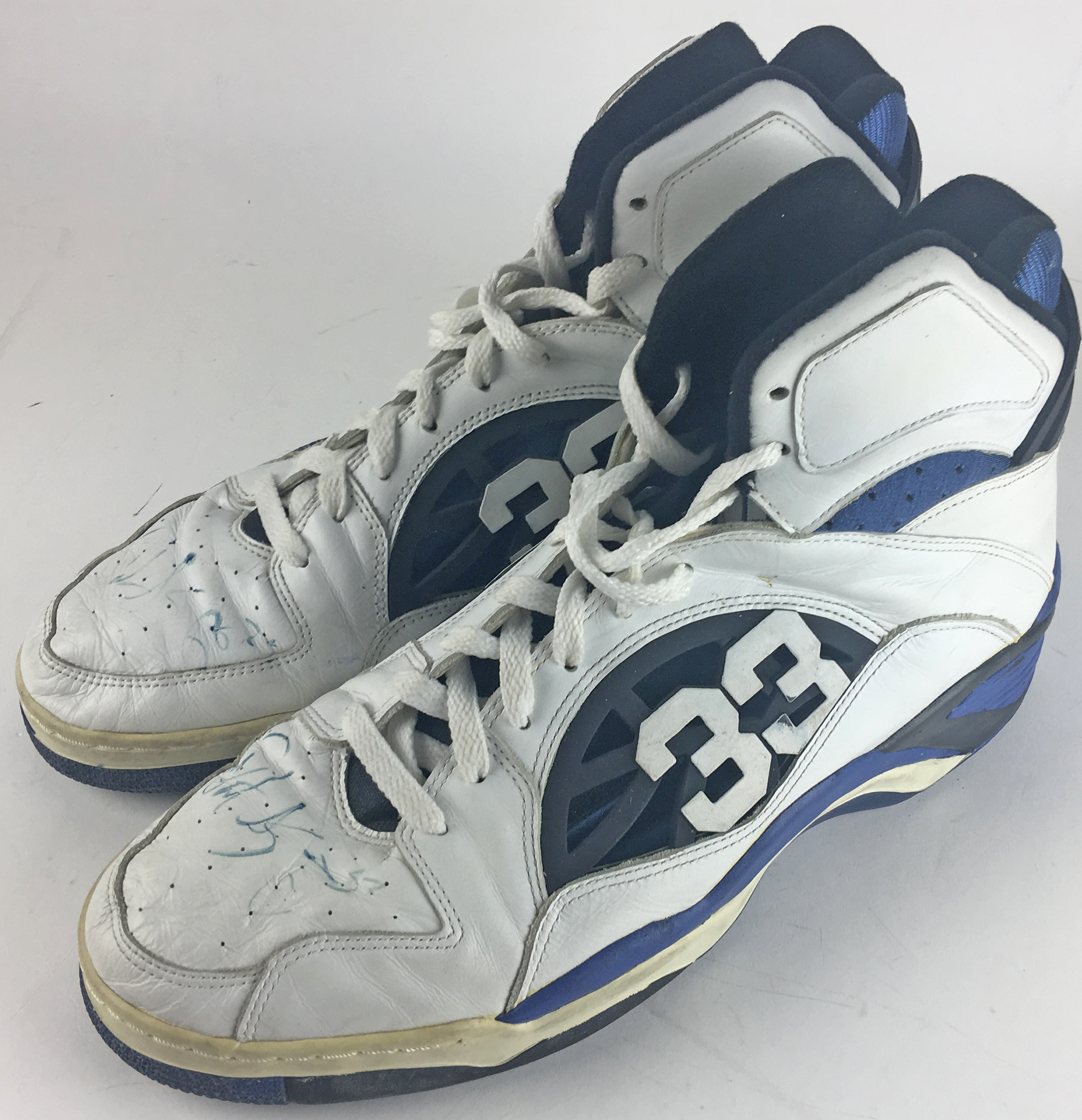 Lot Detail - Patrick Ewing Signed & Worn 1994 New York Knicks Sneakers ...