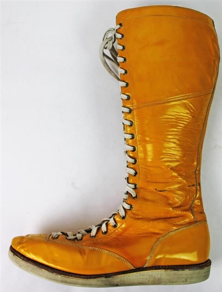 Lot Detail - Hulk Hogan Personally Owned, Worn & Signed Wrestling Boots ...