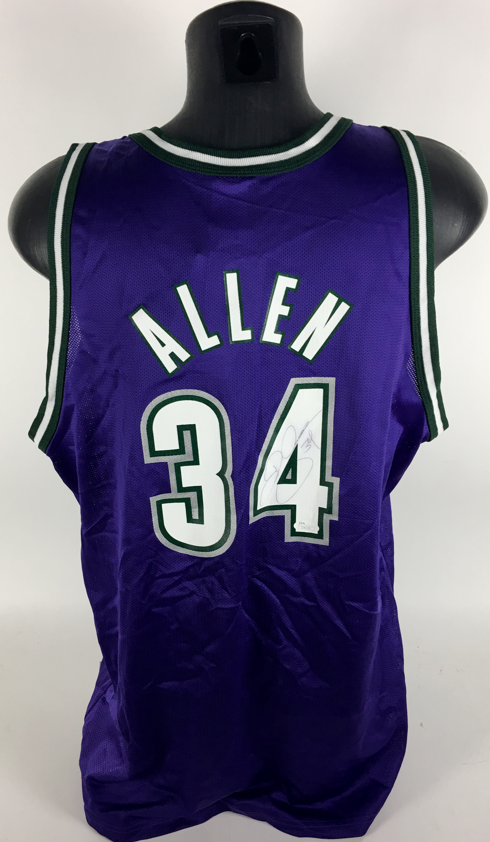 ray allen autographed jersey