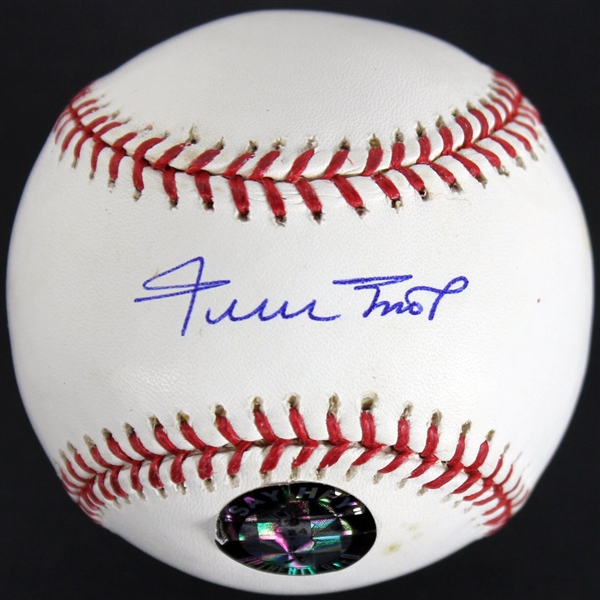 Willie Mays Signed OML Baseball (JSA)