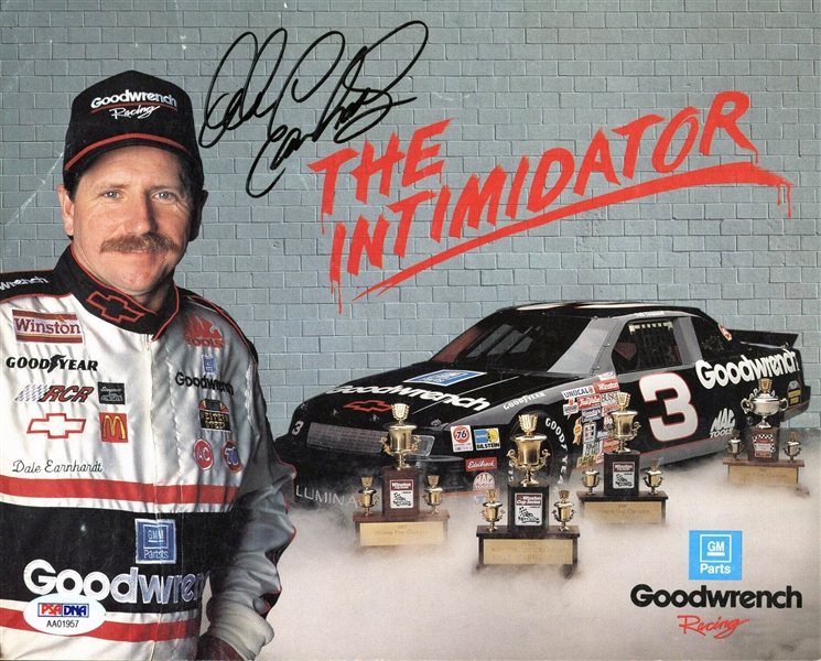 Lot Detail - Dale Earnhardt Sr. Signed 8