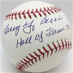 Yogi Berra Signed & Inscribed OML Baseball w/ Larry Yogi Berra, Hall Of Fame 72 Inscription! (PSA/DNA)